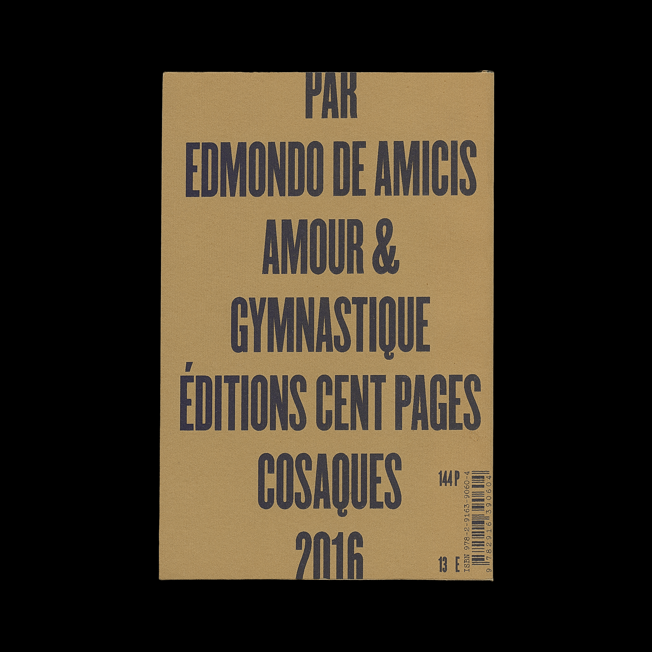 Amour & Gymnastique, par Edmondo de Amicis