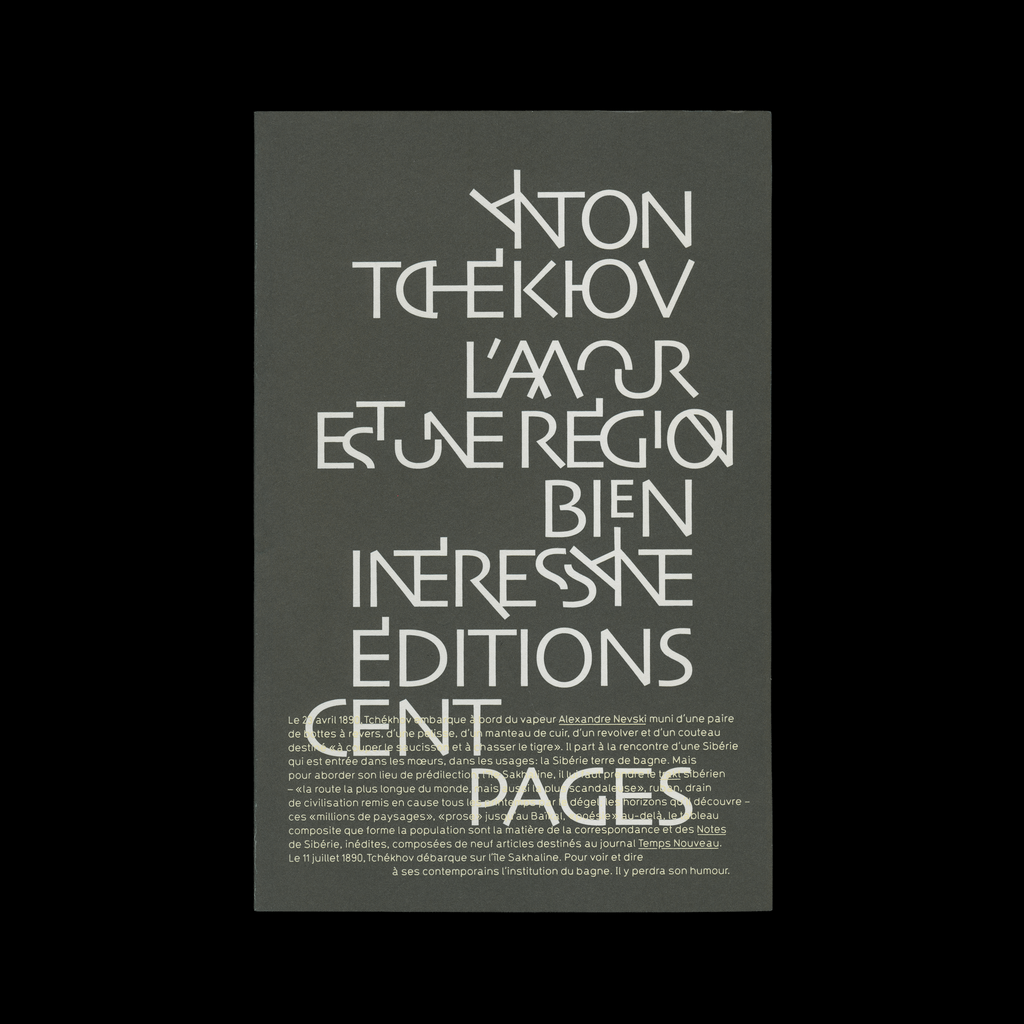 L’Amour est une région bien intéressante, par Anton Tchékhov
