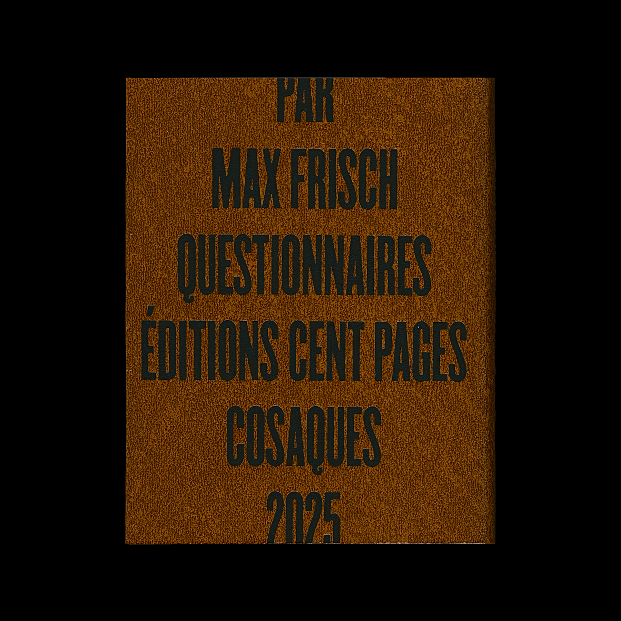 Questionnaires, par Max Frisch